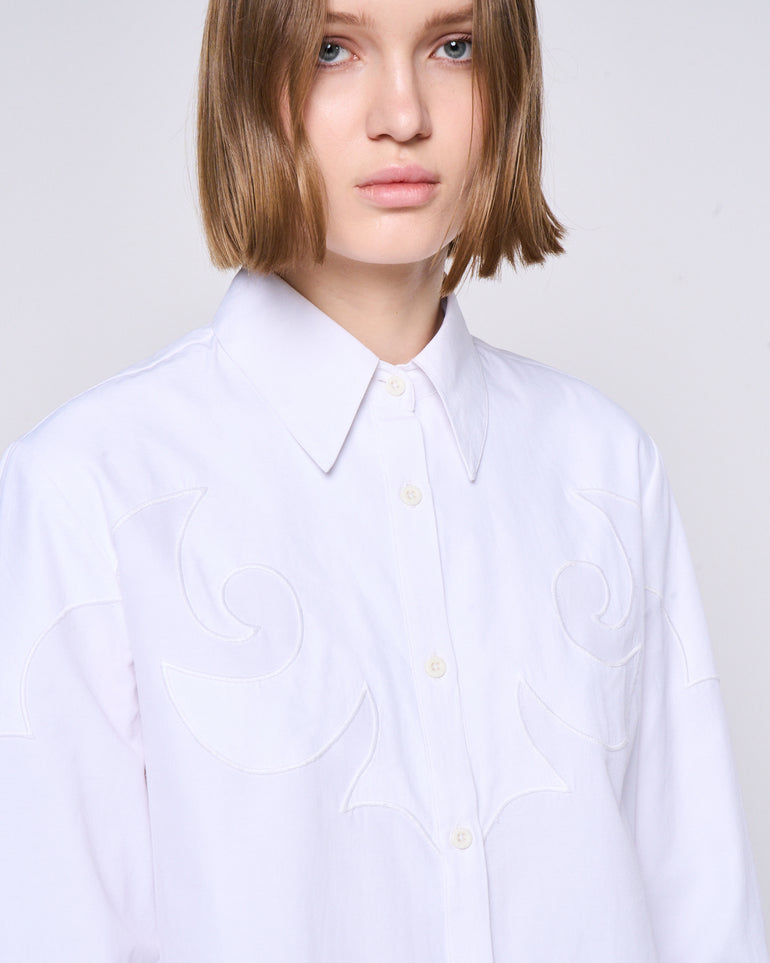 Silvian Heach Camicia con ricami Nuovo