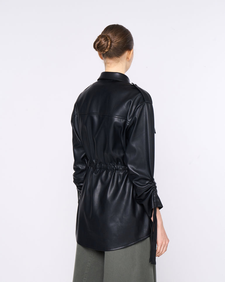 Silvian Heach Camicia in eco pelle Vendita