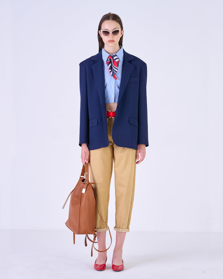 Silvian Heach Camicia smanicata a righe Spedizione Gratuita