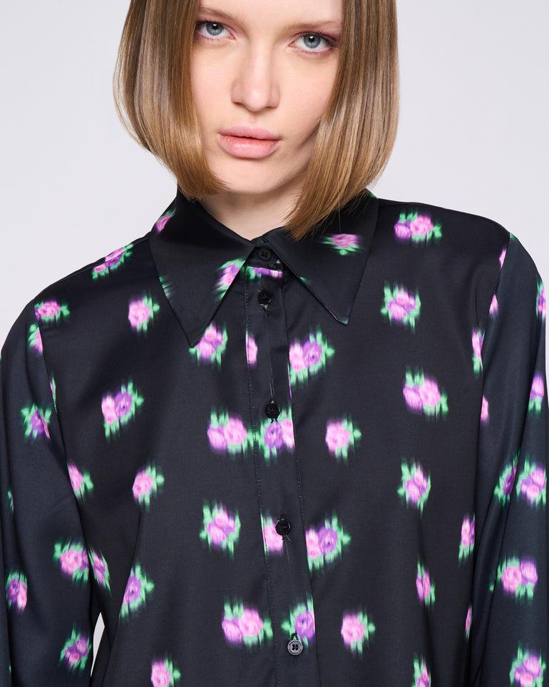 Silvian Heach Camicia crop a fantasia Presa