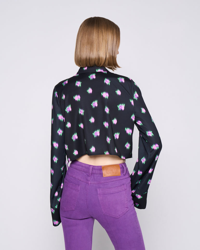 Silvian Heach Camicia crop a fantasia Presa
