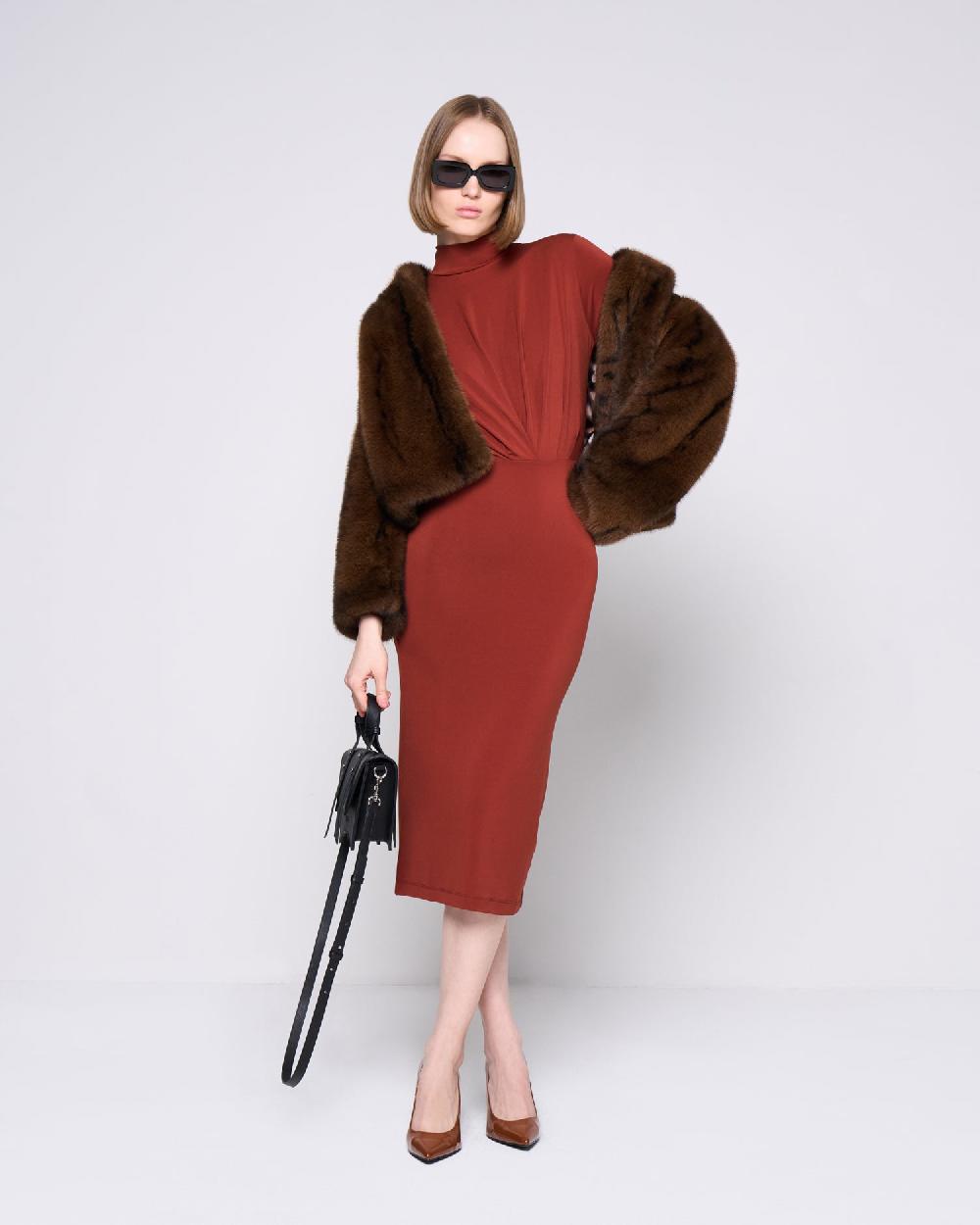 Silvian Heach Abito midi con drappeggio In Saldo