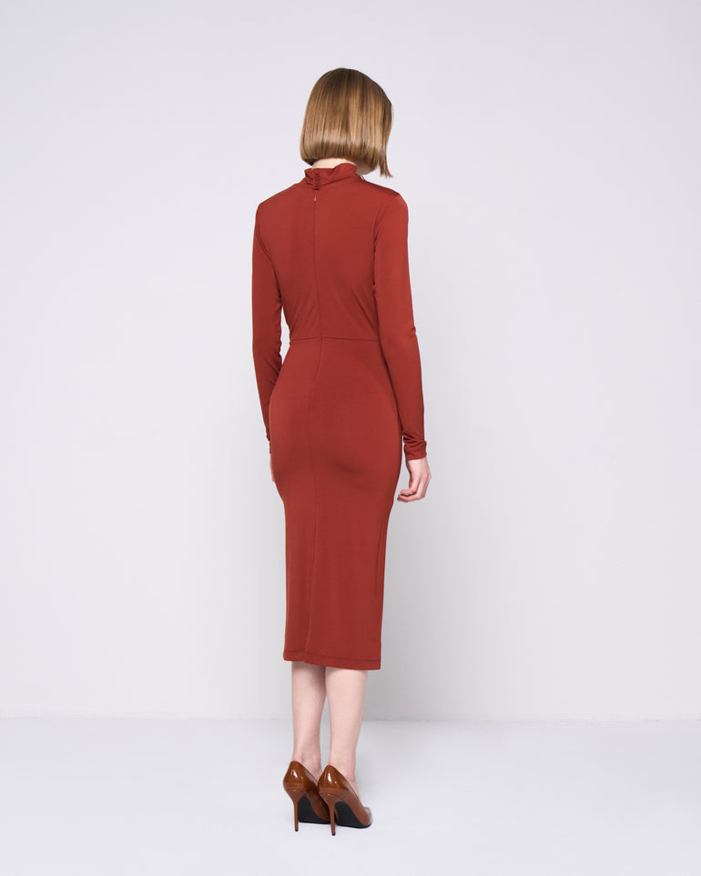 Silvian Heach Abito midi con drappeggio In Saldo