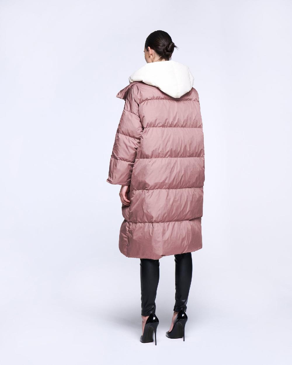 Silvian Heach Piumino lungo con collo ampio Shopping Online