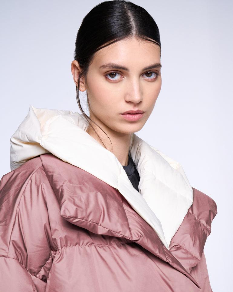 Silvian Heach Piumino lungo con collo ampio Shopping Online