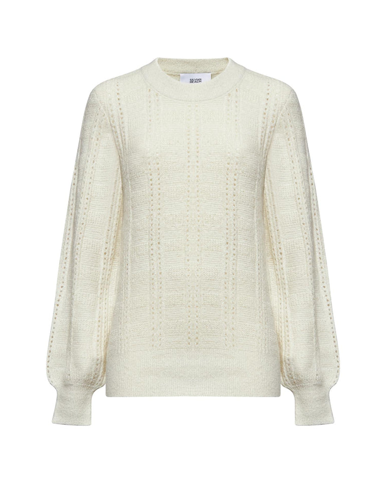 Silvian Heach Maglia lunga traforata Online