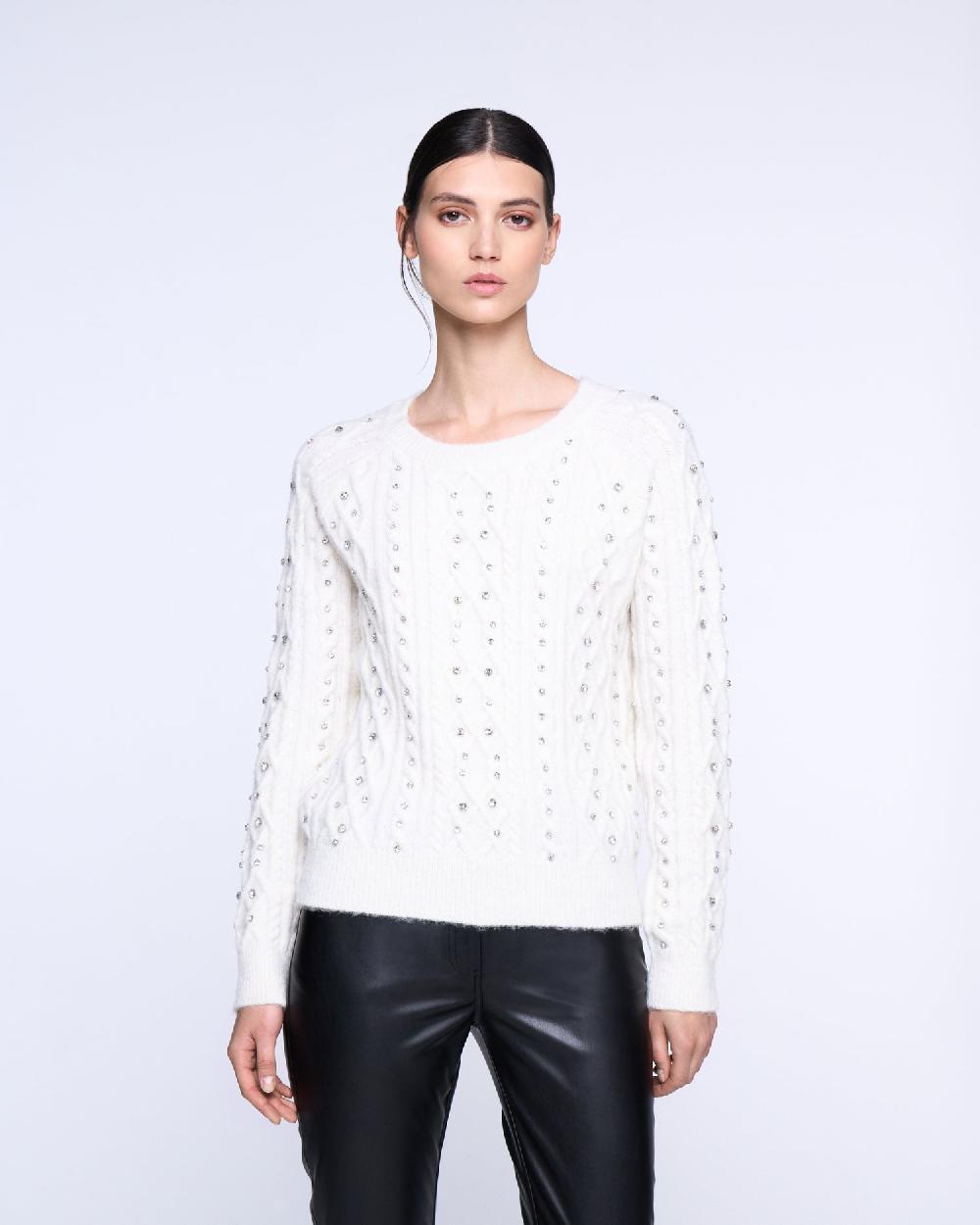 Silvian Heach Maglione con strass Outlet
