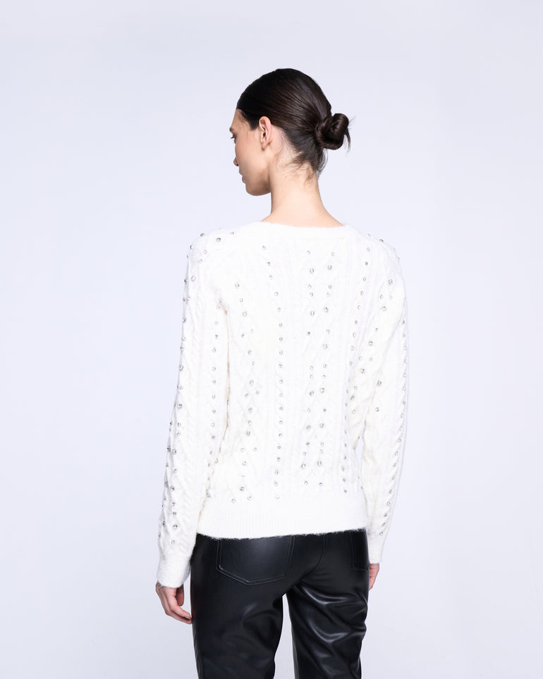 Silvian Heach Maglione con strass Outlet