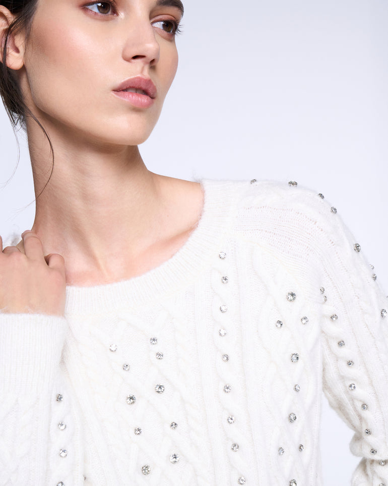 Silvian Heach Maglione con strass Outlet