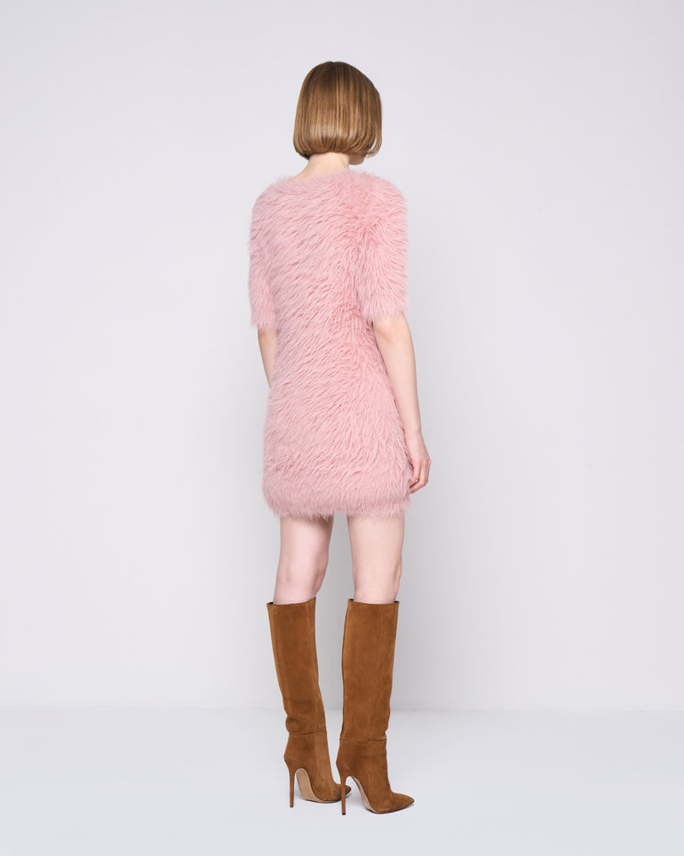 Silvian Heach Abito faux fur Saldi