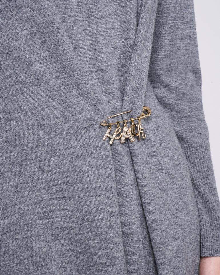 Silvian Heach Abito con spilla Moda