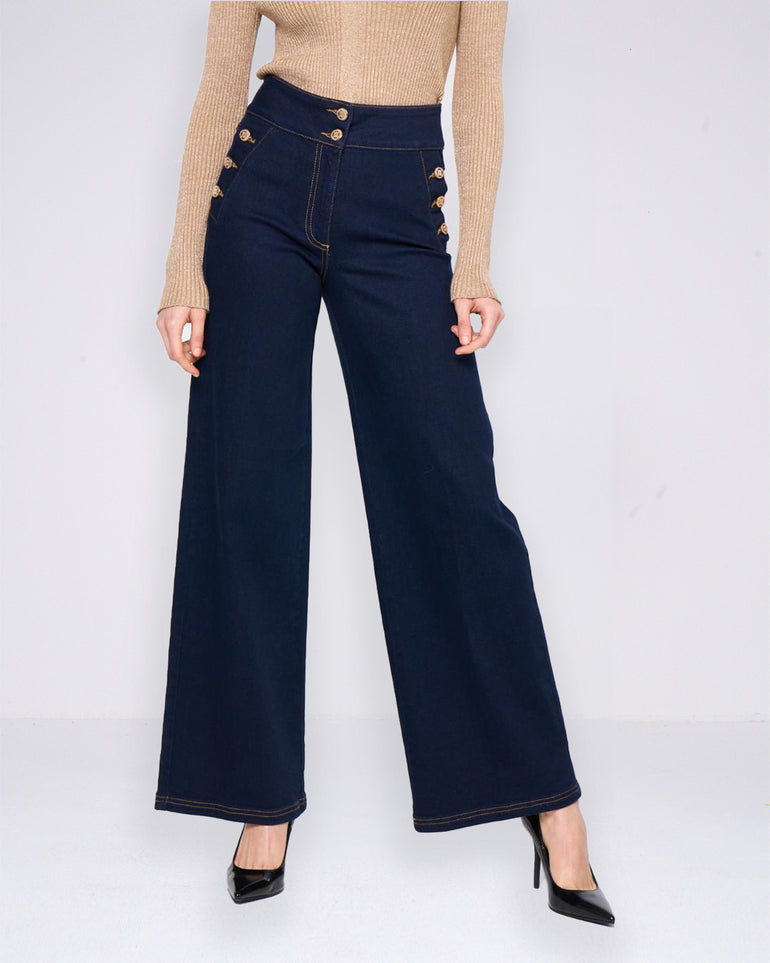 Silvian Heach Jeans con bottoni decorativi Nuovo