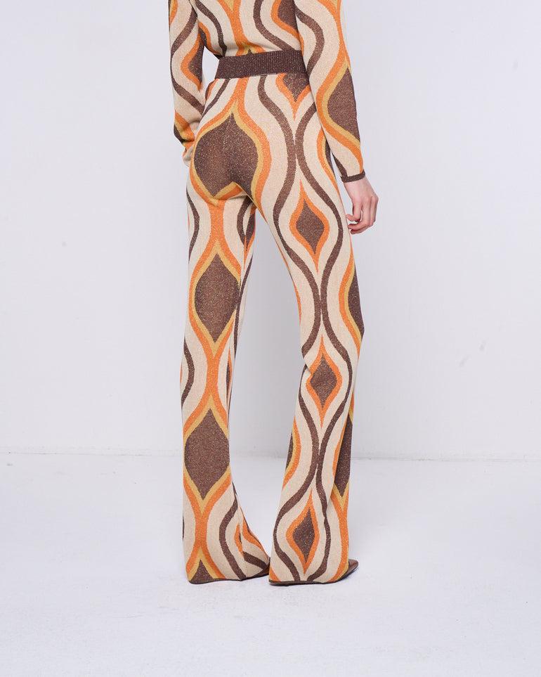 Silvian Heach Pantaloni a fantasia in lurex Vendita