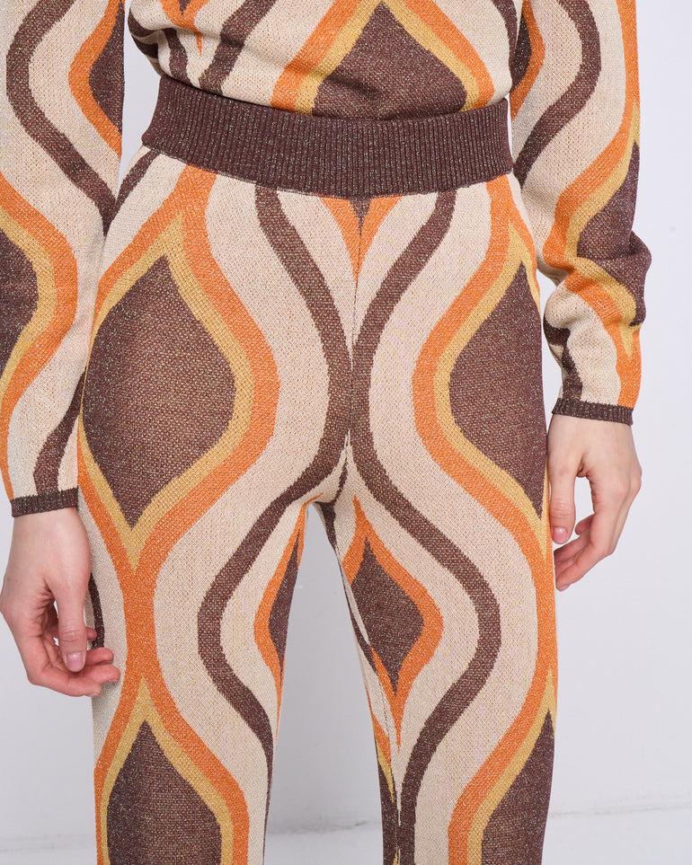 Silvian Heach Pantaloni a fantasia in lurex Vendita