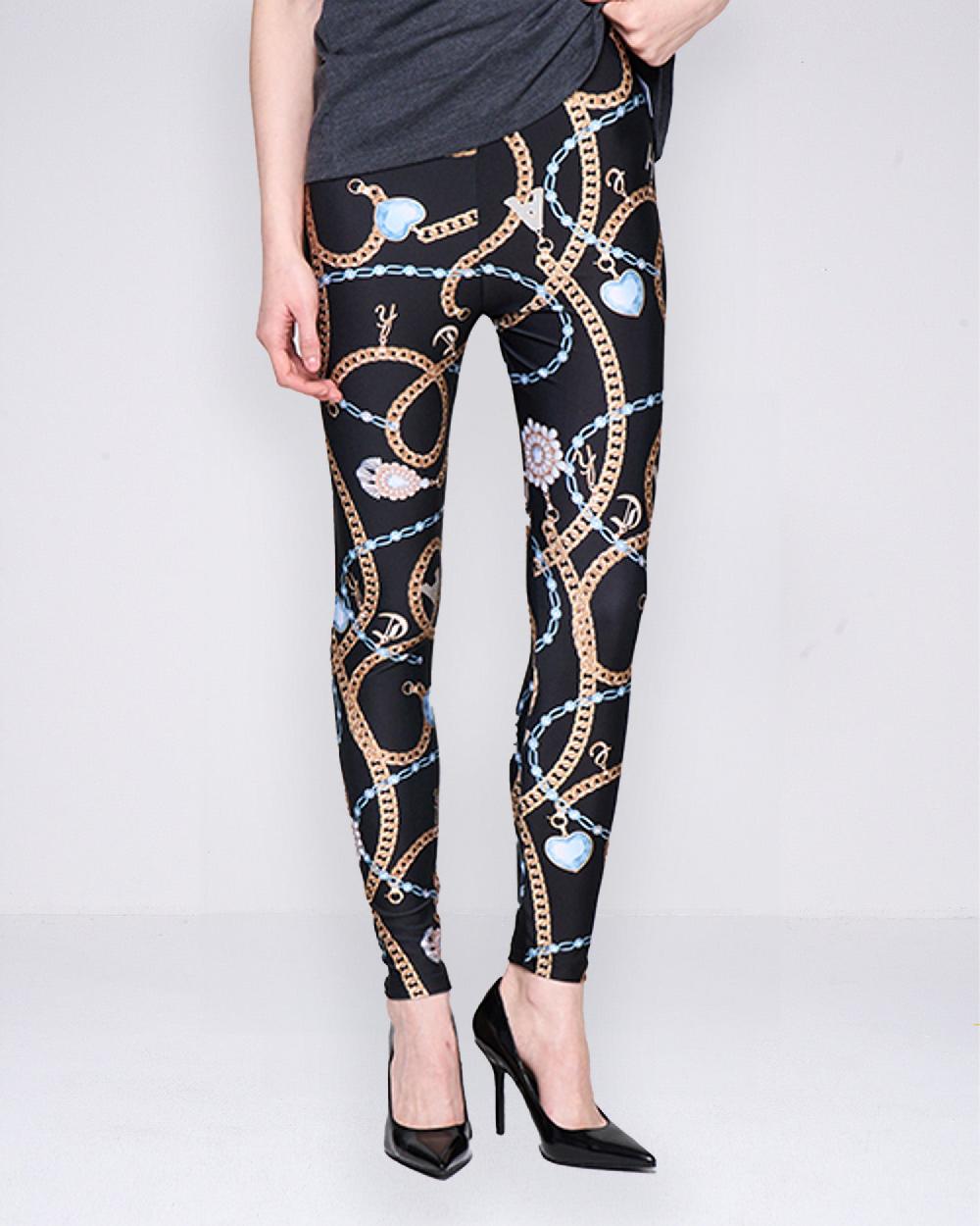 Silvian Heach Leggings a fantasia gioiello Spedizione Gratuita