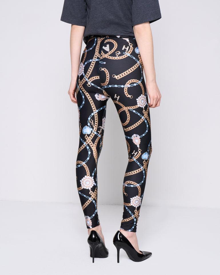 Silvian Heach Leggings a fantasia gioiello Spedizione Gratuita