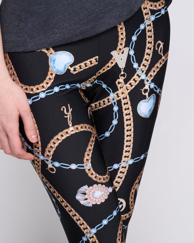 Silvian Heach Leggings a fantasia gioiello Spedizione Gratuita