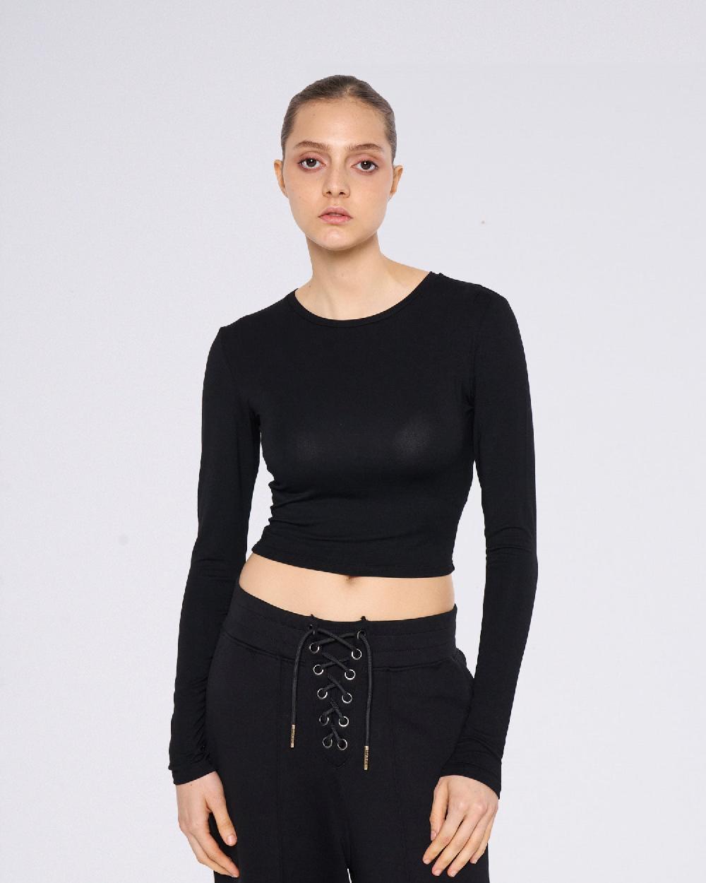 Silvian Heach Maglia crop Qualità Garantita