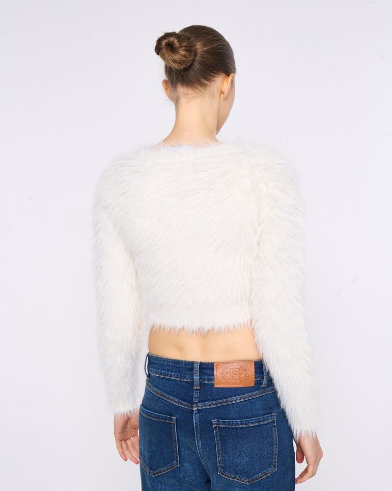 Silvian Heach Maglia crop Prezzo Ridotto