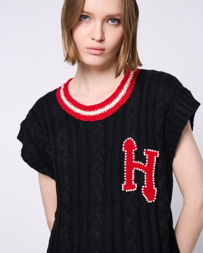 Silvian Heach Gilet in maglia In Vendita