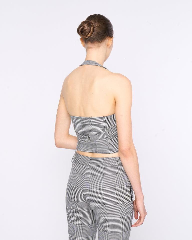 Silvian Heach Gilet a quadri In Saldo