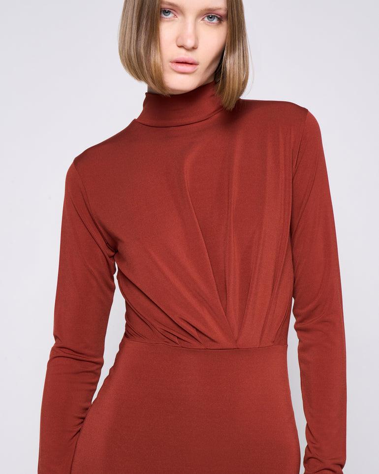 Silvian Heach Abito midi con drappeggio Negozi Online