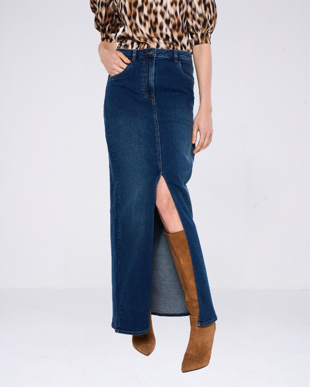 Silvian Heach Gonna lunga in denim Prezzo Ridotto