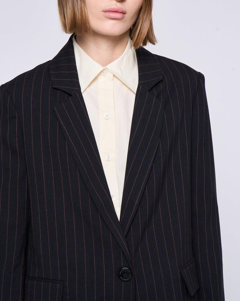 Silvian Heach Blazer monopetto gessato Offerta