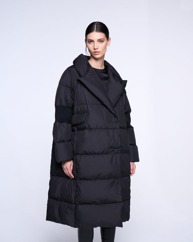 Silvian Heach Piumino lungo oversize Nuova