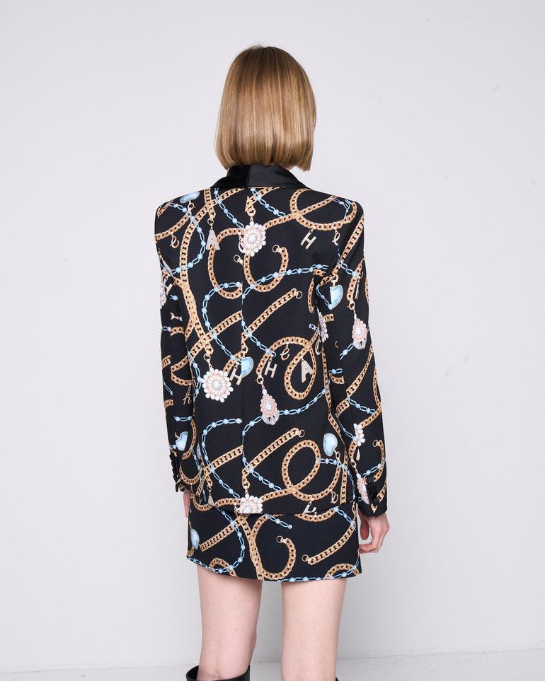 Silvian Heach Blazer monopetto a fantasia Italy