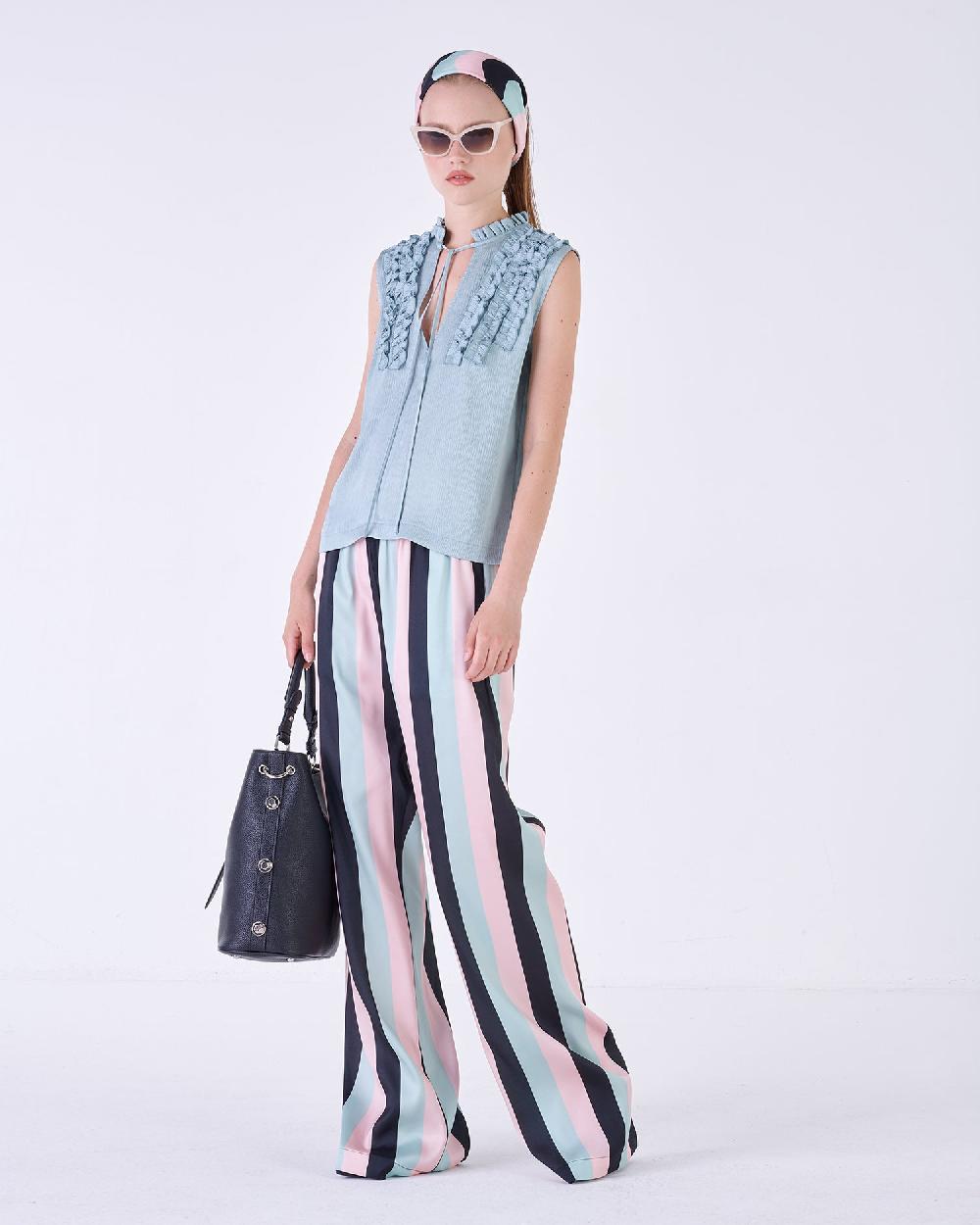 Silvian Heach Top con rouches Sottocosto