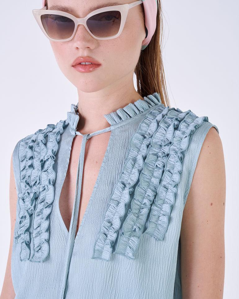 Silvian Heach Top con rouches Sottocosto