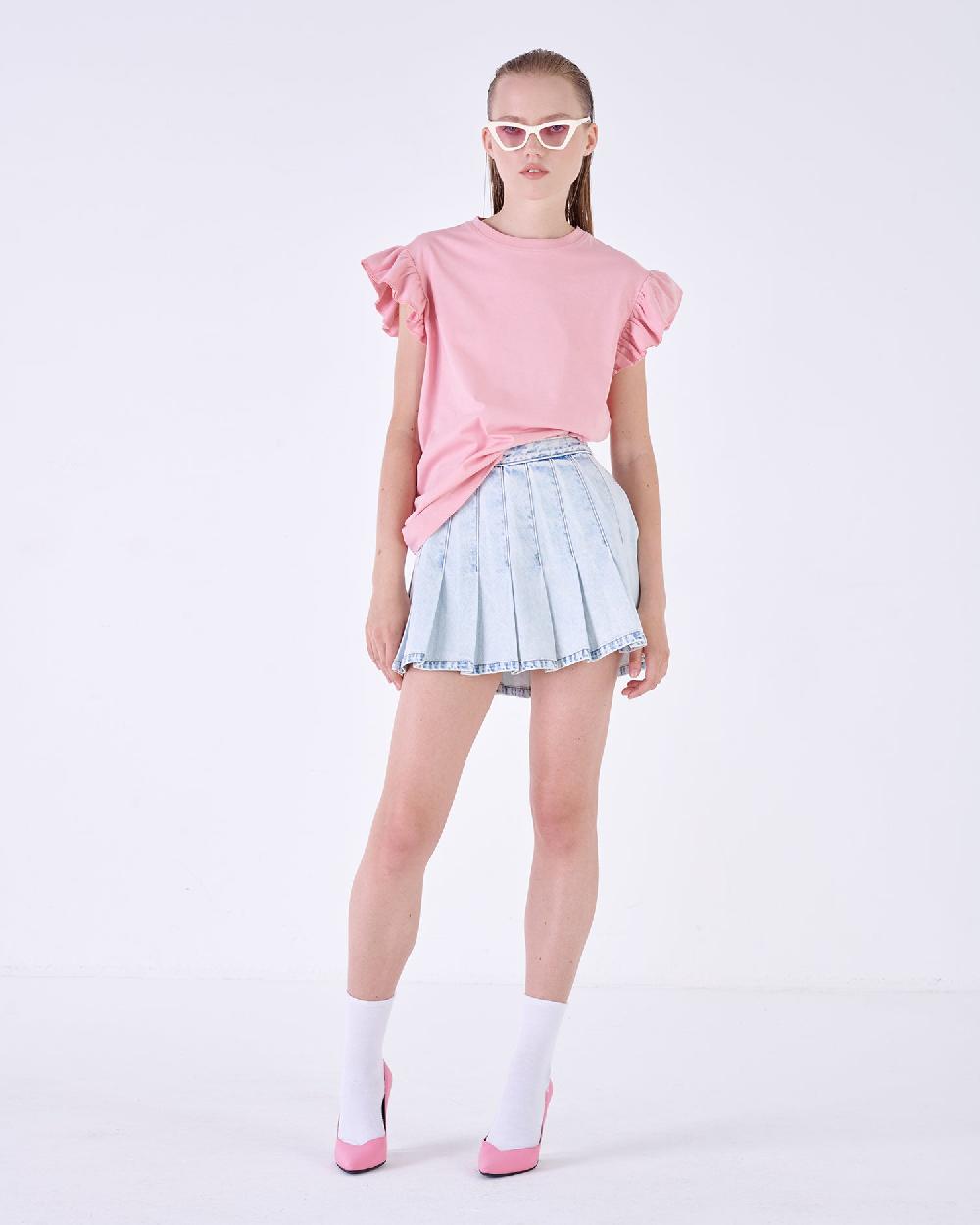 Silvian Heach T-shirt con maniche a volant Convenienza