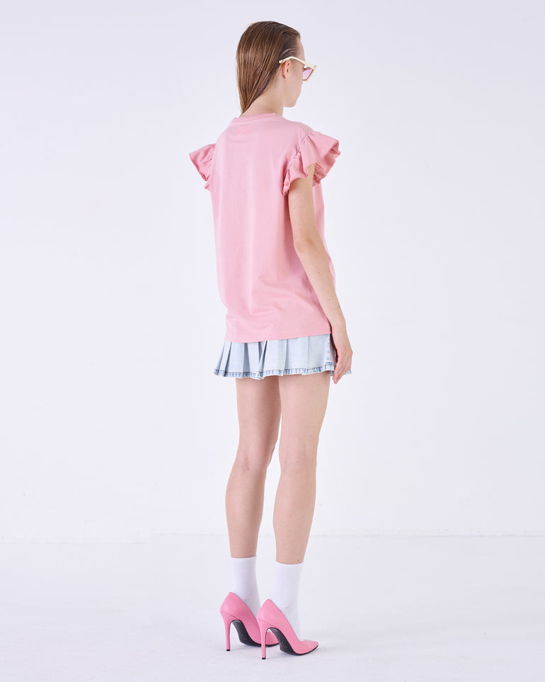 Silvian Heach T-shirt con maniche a volant Convenienza