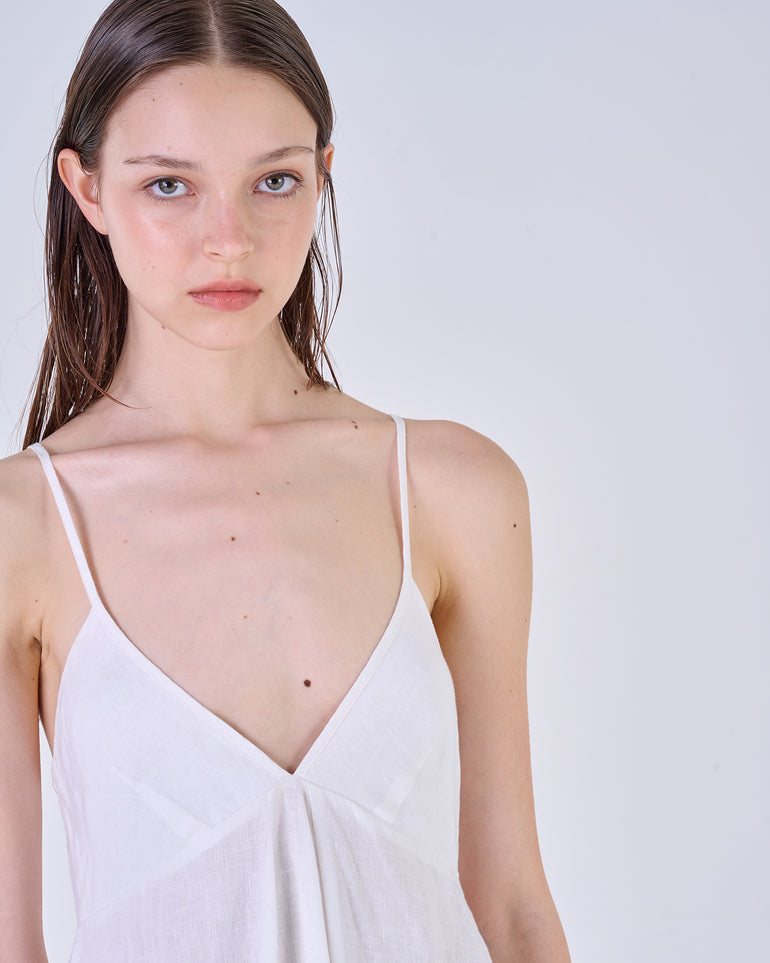 Silvian Heach Abito sottoveste in lino Online