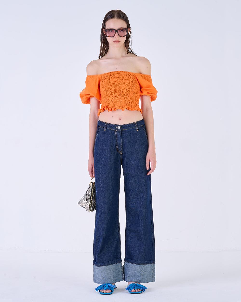 Silvian Heach Top con elastico arricciato Offerte