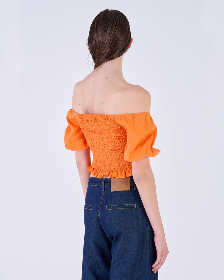 Silvian Heach Top con elastico arricciato Offerte