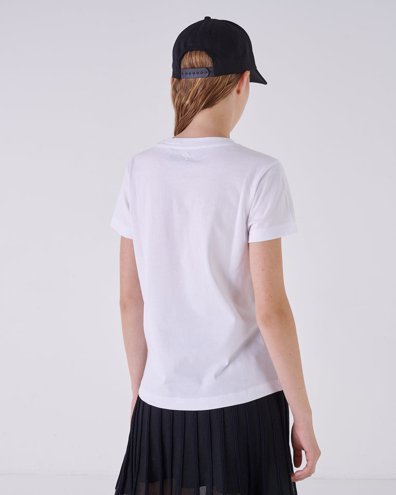 Silvian Heach T-shirt con stampa a cuore Spedizione Gratuita