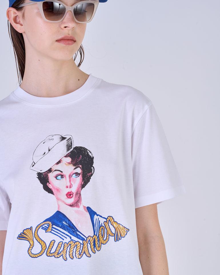 Silvian Heach T-shirt con stampa Sailor Acquista Ora