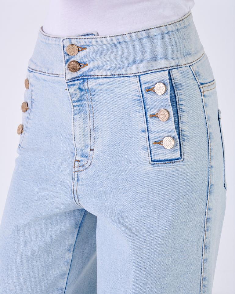 Silvian Heach Jeans con bottoni decorativi Fino Al -60%