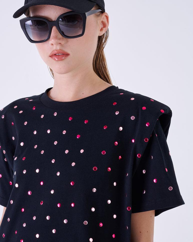 Silvian Heach T-shirt con borchie Offerta