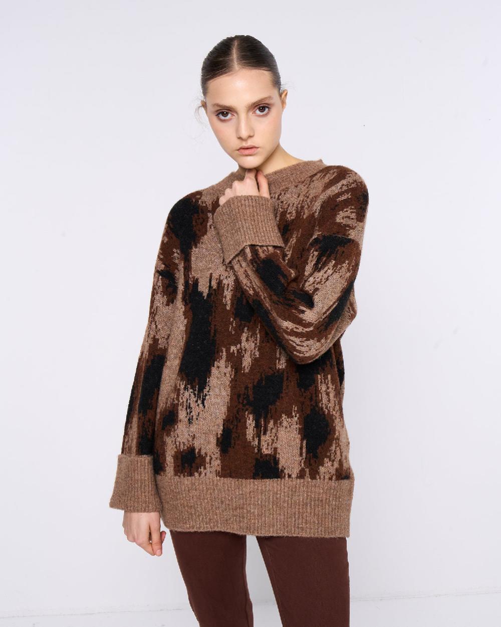 Silvian Heach Maglione oversize a fantasia Outlet