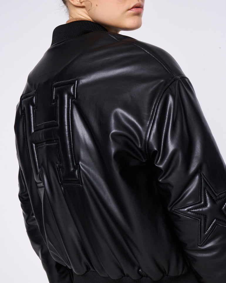 Silvian Heach Bomber in ecopelle Nuova