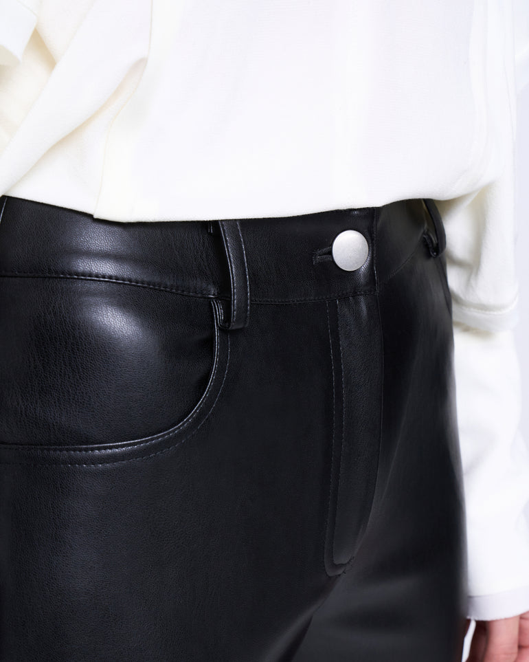 Silvian Heach Pantaloni in ecopelle Saldi