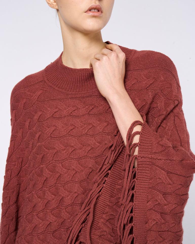 Silvian Heach Poncho in maglia intrecciata I Più Venduti