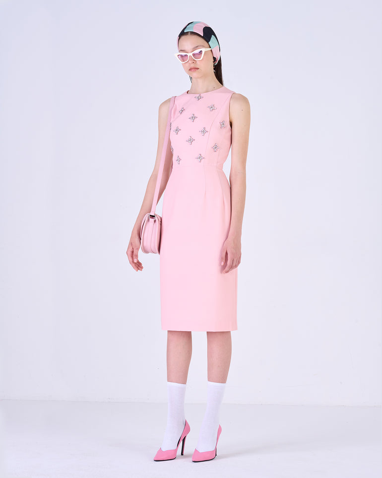 Silvian Heach Abito midi con applicazioni In Linea