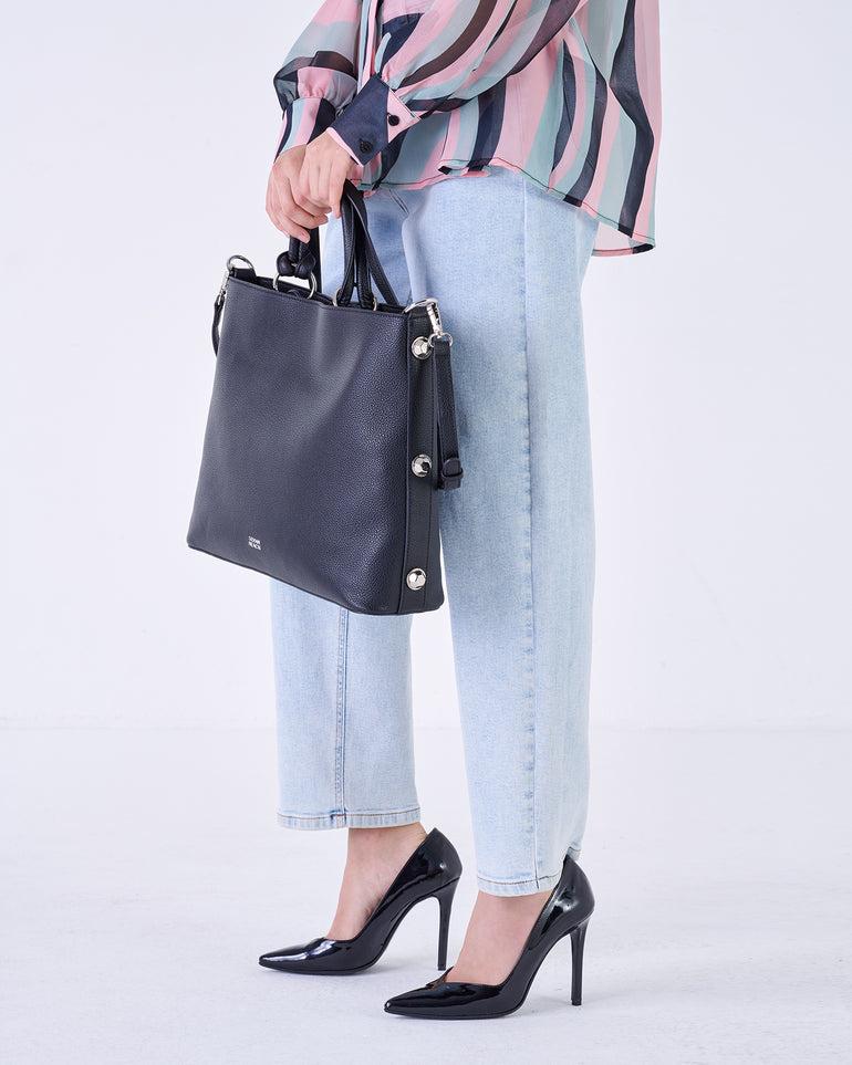 Silvian Heach Borsa shopping con borchie Presa
