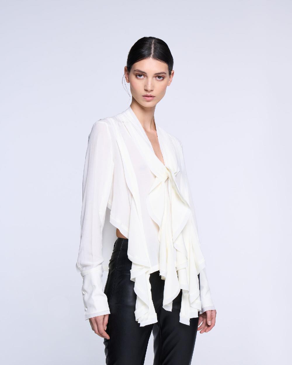 Silvian Heach Blusa con rouches Vendita Economica