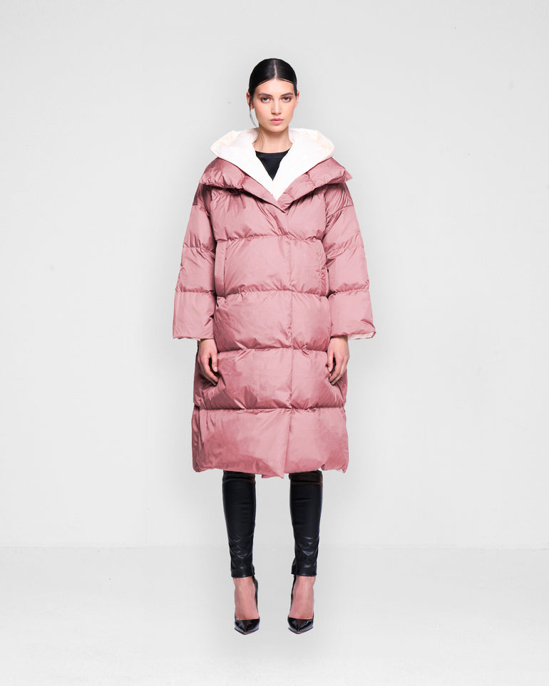 Silvian Heach Piumino lungo con collo ampio Black Friday
