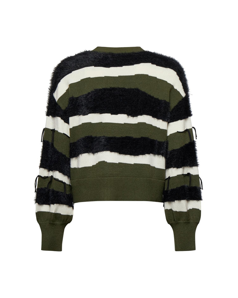 Silvian Heach Maglione multicolor con frange Bestseller
